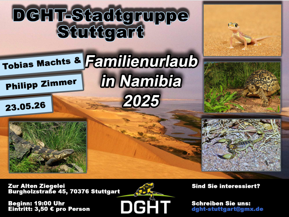 Vortrag in Stuttgart über Namibia Vortrag in Stuttgart über Namibia